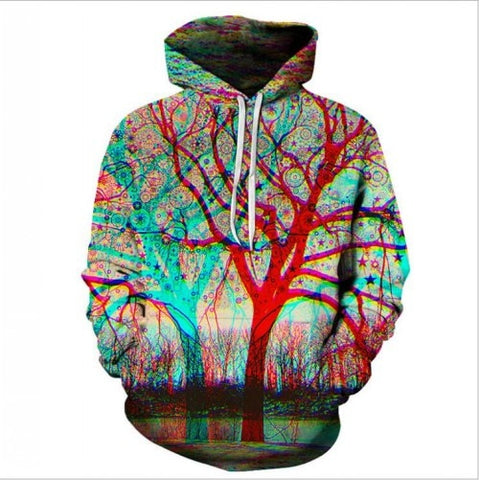Image of TUNSECHY NEW 2020 Hot Fashion Men/Women 3d Sweatshirts Print Spilled Milk Space Galaxy Hooded Hoodies Thin Unisex Pullovers Tops