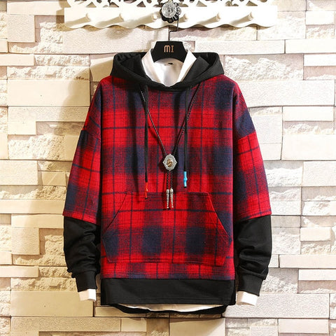 Image of 2020 AUTUMN  Spring Fashion High Quality Sweatshirt Men Hip Hop Long Sleeve Pullover Hoodies Sweatshirt Clothes